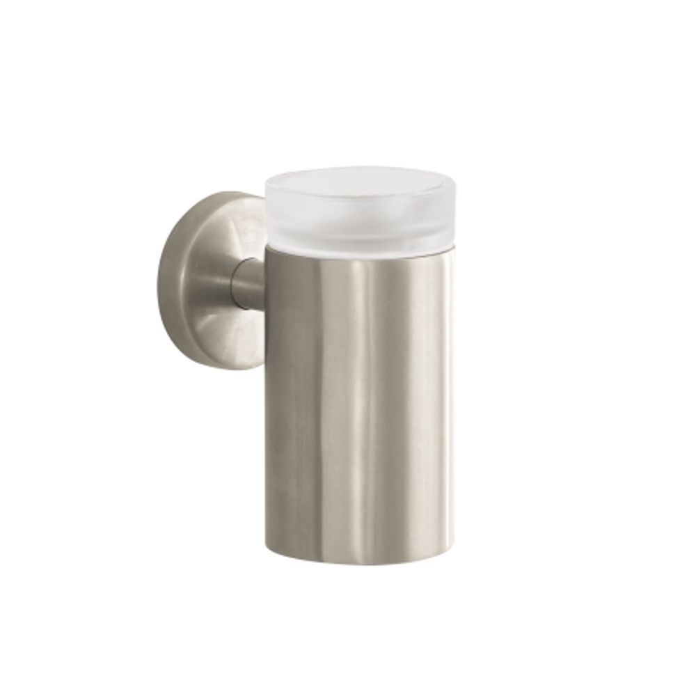 https://raleo.de:443/files/img/11eeea3264746c8092906bba4399b90c/size_l/Hansgrohe-HG-Zahnglas-Logis-brushed-nickel-mit-Halter-40518820 gallery number 1